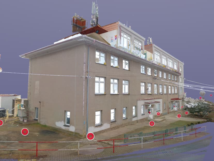 Rychlé podklady pro projektování díky mračnu bodů