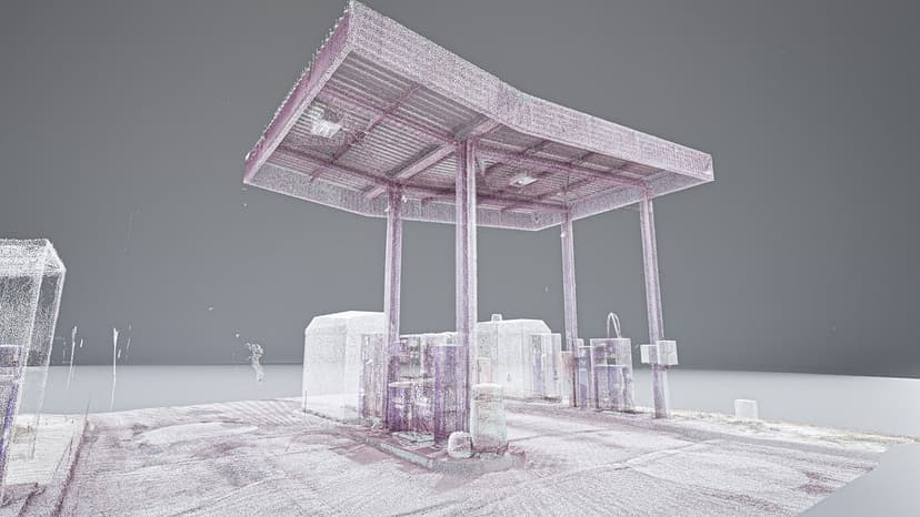 3D Pasportizace Čerpací Stanice Nová Hospoda | Digitální Model pro Rekonstrukci