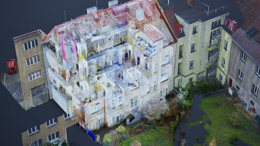 3D Scan Činžovního Domu v Praze | Digitalizace pro Developerský Projekt